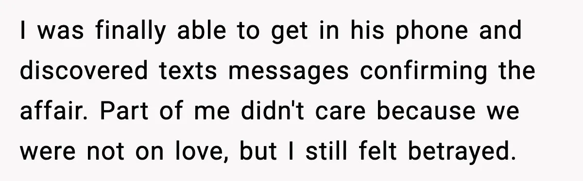 She Gifted Her Daughter The Bracelets Her Ex Bought For His Affair I was finally able to get in his phone and discovered texts messages confirming the affair. Part of me didn't care because we were not on love, but I still...
