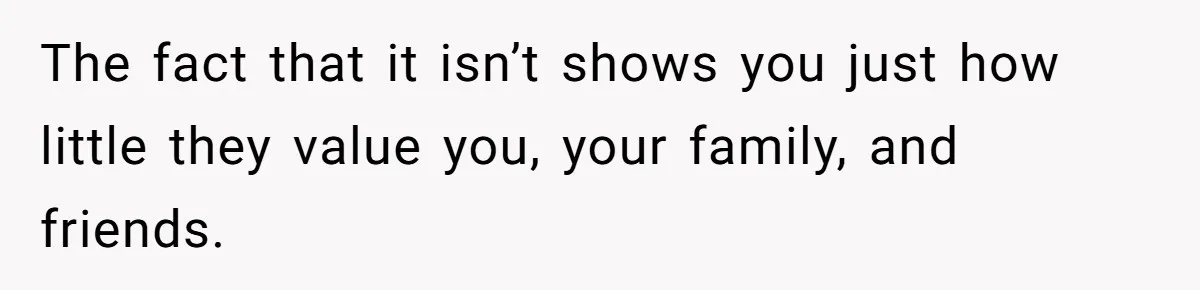 Man Forces His Fiancée To Choose Between Him And Her Parents Over Wedding Venue Dispute The fact that it isn’t shows you just how little they value you, your family, and friends.