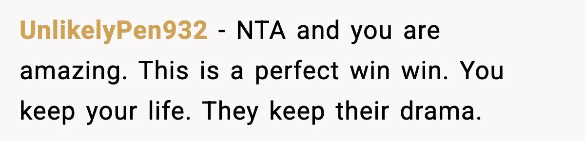 Affair Partner Says Baby Deserves That Money, Ex-Wife Says Absolutely Not UnlikelyPen932 - NTA and you are amazing. This is a perfect win win. You keep your life. They keep their drama.