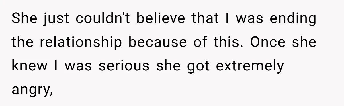 Man Dumps “Sweet” Girlfriend After She Brags About Humiliating a Special Needs Student She just couldn't believe that I was ending the relationship because of this. Once she knew I was serious she got extremely angry,
