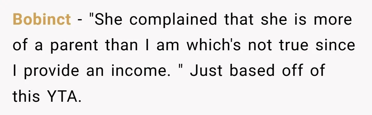 Dad Calls Girlfriend “Selfish” After She Refuses To Skip Her Job Interview To Save His Kids Bobinct − "She complained that she is more of a parent than I am which's not true since I provide an income. " Just based off of this YTA.