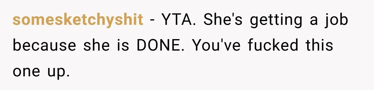 Dad Calls Girlfriend “Selfish” After She Refuses To Skip Her Job Interview To Save His Kids somesketchyshit − YTA. She's getting a job because she is DONE. You've fucked this one up.