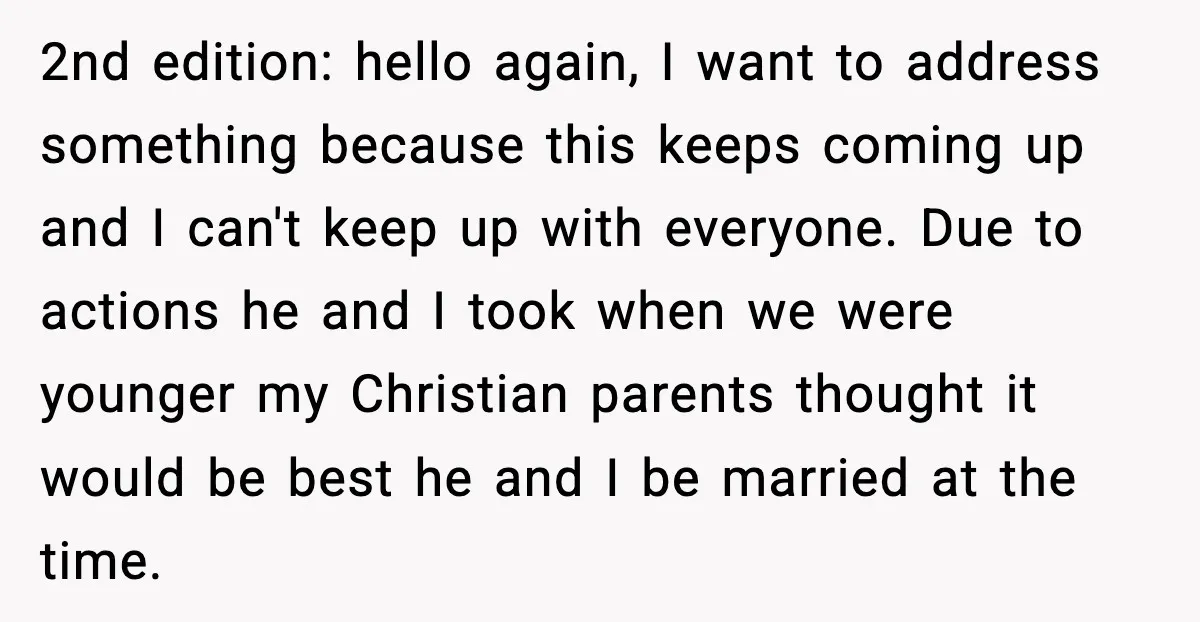 He Quit Being A Dad, Lied About It, Then Karma Arrived Wearing Pearls 2nd edition: hello again, I want to address something because this keeps coming up and I can't keep up with everyone. Due to actions he and I took when we...