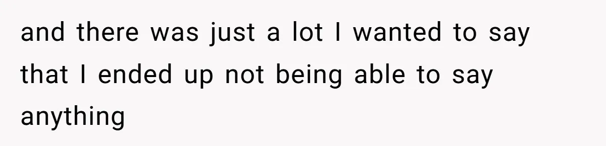 “Did You Use AI?”: Bride Walks Out Mid-Ceremony Over Robotic Vows and there was just a lot I wanted to say that I ended up not being able to say anything