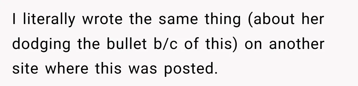 “Did You Use AI?”: Bride Walks Out Mid-Ceremony Over Robotic Vows I literally wrote the same thing (about her dodging the bullet b/c of this) on another site where this was posted.