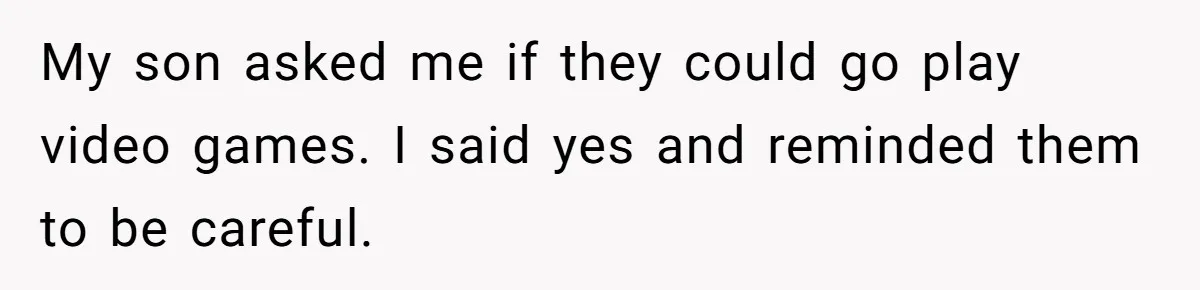 Parents Furious After Woman Replaces Her Son’s Broken Console With Nephew’s Gift My son asked me if they could go play video games. I said yes and reminded them to be careful.