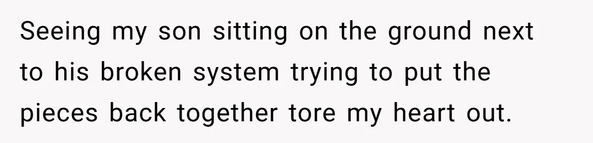 Parents Furious After Woman Replaces Her Son’s Broken Console With Nephew’s Gift Seeing my son sitting on the ground next to his broken system trying to put the pieces back together tore my heart out.