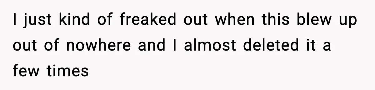 Boy Tells Mom She's "Dead To Him" For Choosing Bully As Her Teaching Assistant I just kind of freaked out when this blew up out of nowhere and I almost deleted it a few times