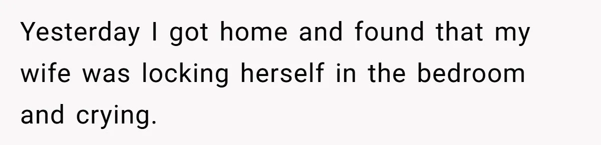 Man Evicts Sister After Her Teens Steal His Cancer-Stricken Wife’s Wig For Fun Yesterday I got home and found that my wife was locking herself in the bedroom and crying.