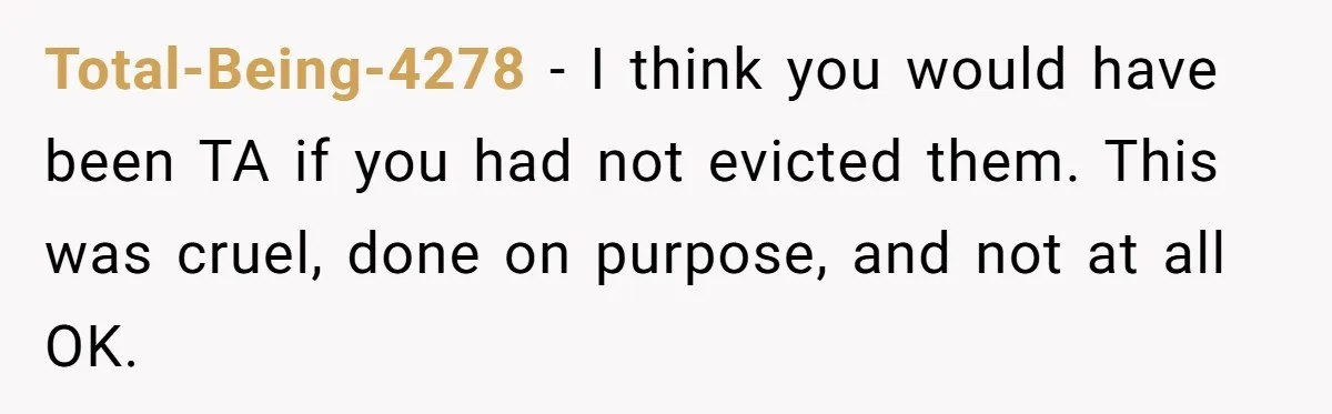 Man Evicts Sister After Her Teens Steal His Cancer-Stricken Wife’s Wig For Fun Total-Being-4278 − I think you would have been TA if you had not evicted them. This was cruel, done on purpose, and not at all OK.