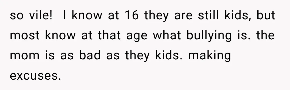 Man Evicts Sister After Her Teens Steal His Cancer-Stricken Wife’s Wig For Fun so vile! I know at 16 they are still kids, but most know at that age what bullying is. the mom is as bad as they kids. making excuses.