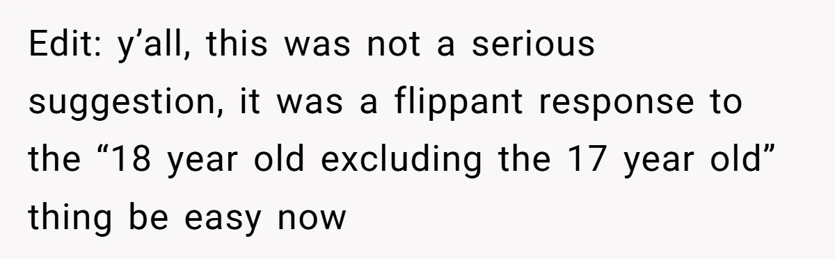 Aunt Can’t Believe Sister’s Parenting, Shows Family The Footage That Started The Feud Edit: y’all, this was not a serious suggestion, it was a flippant response to the “18 year old excluding the 17 year old” thing be easy now