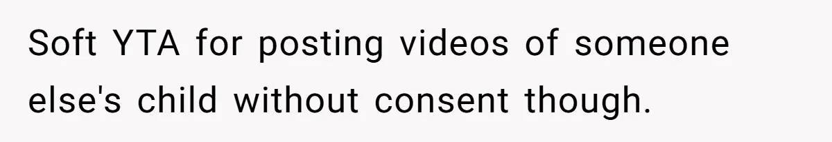 Aunt Can’t Believe Sister’s Parenting, Shows Family The Footage That Started The Feud Soft YTA for posting videos of someone else's child without consent though.