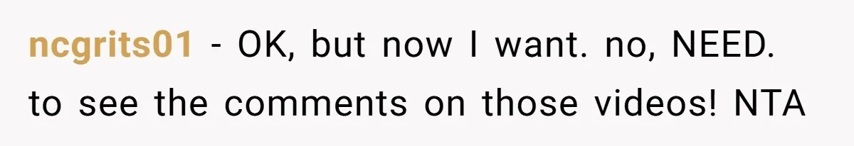 Aunt Can’t Believe Sister’s Parenting, Shows Family The Footage That Started The Feud ncgrits01 − OK, but now I want. no, NEED. to see the comments on those videos! NTA