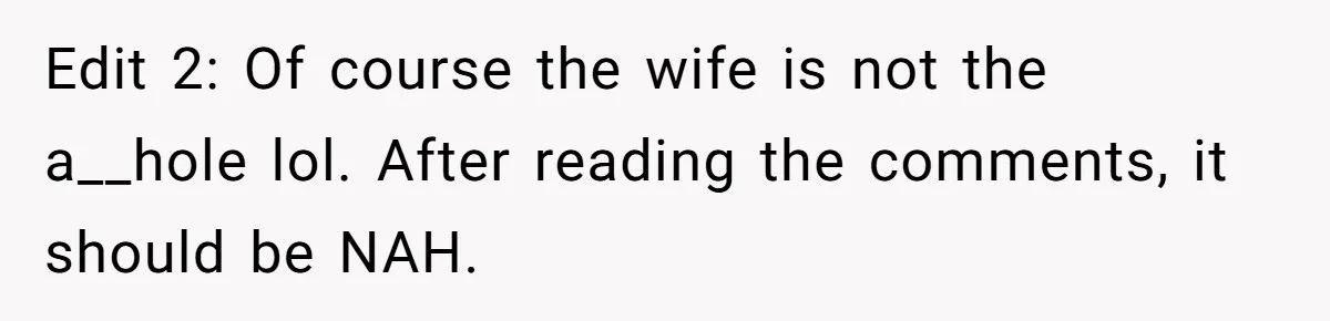 Husband Destroys His Wife’s First Meal Attempt, Now She’s Not Sure She’ll Ever Cook Again Edit 2: Of course the wife is not the a__hole lol. After reading the comments, it should be NAH.