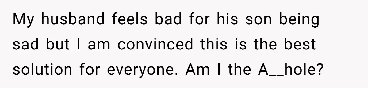 Mom Strips Thrilled Stepson Of Disney Trip After Biological Son Throws Tantrum Over Girlfriend’s Birthday My husband feels bad for his son being sad but I am convinced this is the best solution for everyone. Am I the A__hole?