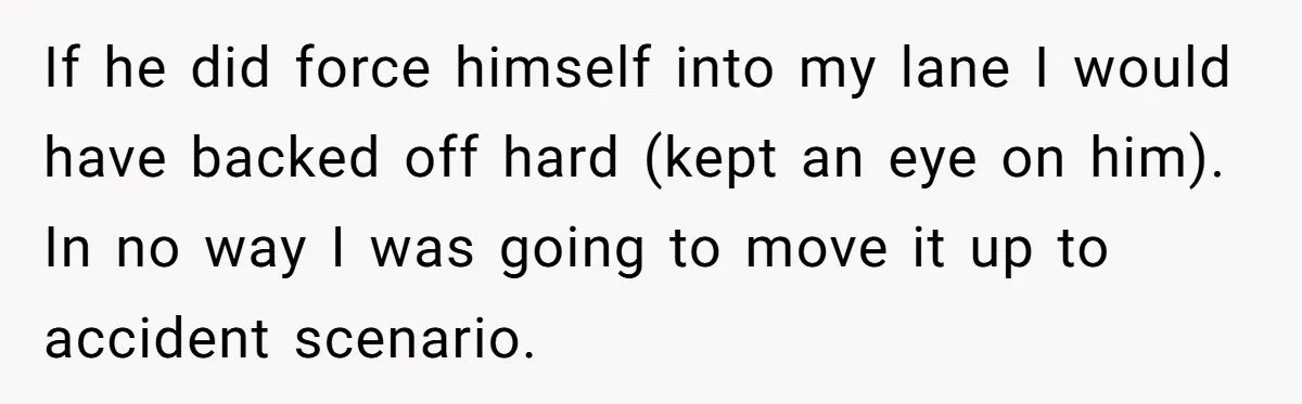 Driver Tries to Play Games with a Trucker - Ends Up Getting Pulled Over Instead If he did force himself into my lane I would have backed off hard (kept an eye on him). In no way I was going to move it up to...