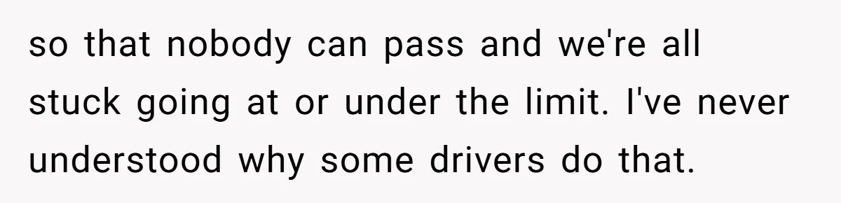 Driver Tries to Play Games with a Trucker - Ends Up Getting Pulled Over Instead so that nobody can pass and we're all stuck going at or under the limit. I've never understood why some drivers do that.