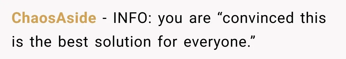 Mom Strips Thrilled Stepson Of Disney Trip After Biological Son Throws Tantrum Over Girlfriend’s Birthday ChaosAside − INFO: you are “convinced this is the best solution for everyone.”
