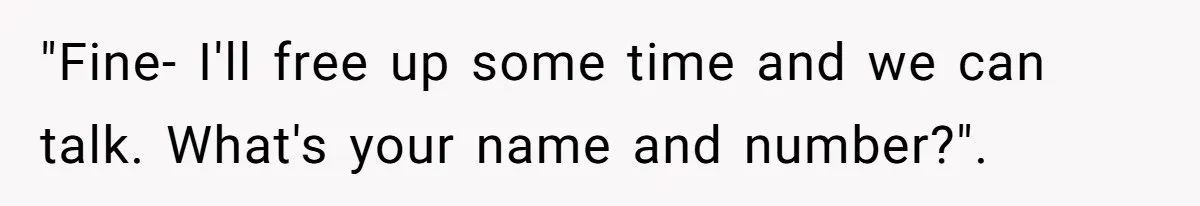 He Tried to Hit on a “Random Woman” at the Track - Turns Out She Was a 3-Star General "Fine- I'll free up some time and we can talk. What's your name and number?". 