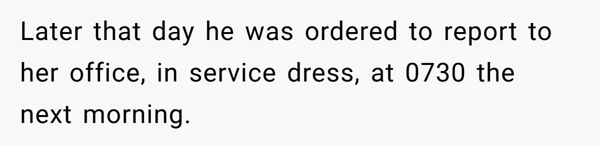 He Tried to Hit on a “Random Woman” at the Track - Turns Out She Was a 3-Star General Later that day he was ordered to report to her office, in service dress, at 0730 the next morning.