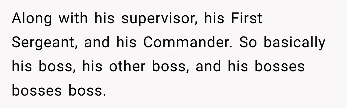 He Tried to Hit on a “Random Woman” at the Track - Turns Out She Was a 3-Star General Along with his supervisor, his First Sergeant, and his Commander. So basically his boss, his other boss, and his bosses bosses boss.