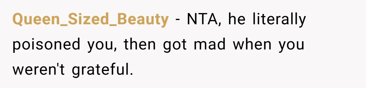 Husband Thought He Was Being Cute With A Peppermint Mocha, But Essential Oils Nearly Caused A Panic Attack Queen_Sized_Beauty − NTA, he literally poisoned you, then got mad when you weren't grateful.