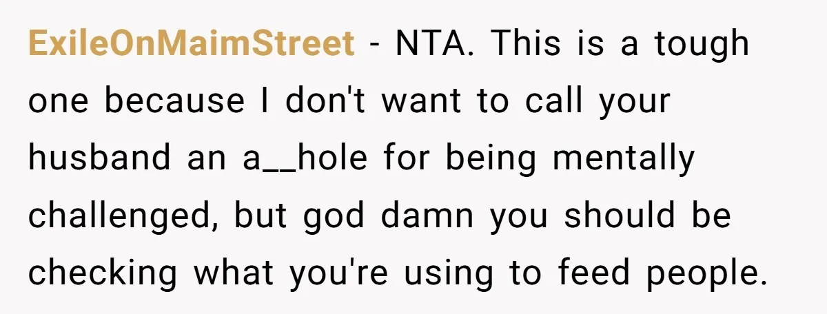 Husband Thought He Was Being Cute With A Peppermint Mocha, But Essential Oils Nearly Caused A Panic Attack ExileOnMaimStreet − NTA. This is a tough one because I don't want to call your husband an a__hole for being mentally challenged, but god damn you should be checking what...