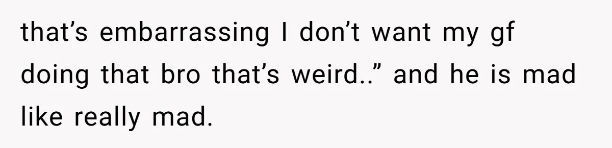 He Said “It’s Just Instagram” Until His Girlfriend Posted a G-String Photo - Then the Double Standard Hit Hard that’s embarrassing I don’t want my gf doing that bro that’s weird..” and he is mad like really mad.