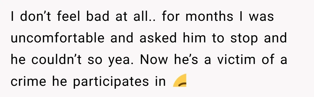 He Said “It’s Just Instagram” Until His Girlfriend Posted a G-String Photo - Then the Double Standard Hit Hard I don’t feel bad at all.. for months I was uncomfortable and asked him to stop and he couldn’t so yea. Now he’s a victim of a crime he participates...