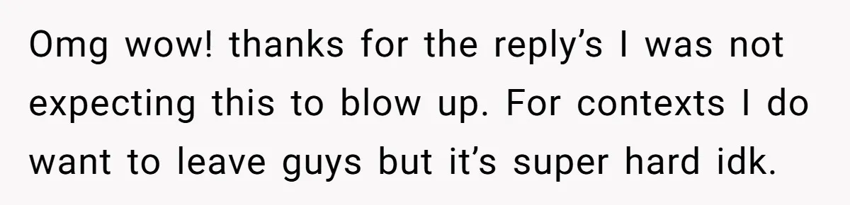 He Said “It’s Just Instagram” Until His Girlfriend Posted a G-String Photo - Then the Double Standard Hit Hard Omg wow! thanks for the reply’s I was not expecting this to blow up. For contexts I do want to leave guys but it’s super hard idk.
