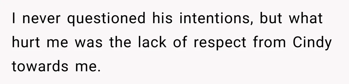Wife Walks Out After Husband’s Best Friend Sits On His Lap At Dinner I never questioned his intentions, but what hurt me was the lack of respect from Cindy towards me.