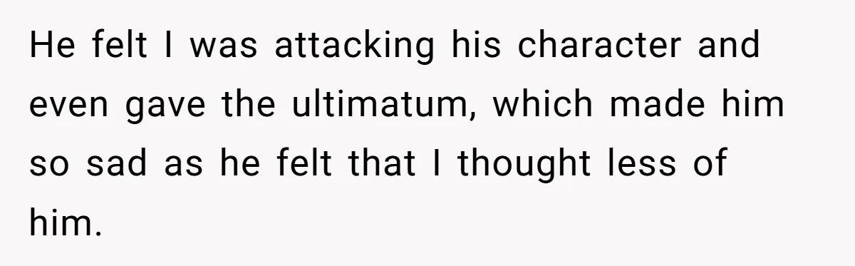 Wife Walks Out After Husband’s Best Friend Sits On His Lap At Dinner He felt I was attacking his character and even gave the ultimatum, which made him so sad as he felt that I thought less of him.