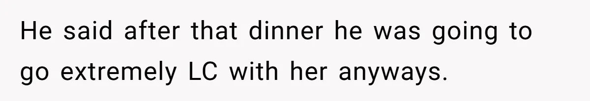 Wife Walks Out After Husband’s Best Friend Sits On His Lap At Dinner He said after that dinner he was going to go extremely LC with her anyways.