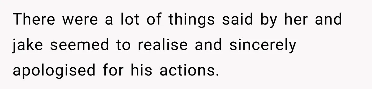 Wife Walks Out After Husband’s Best Friend Sits On His Lap At Dinner There were a lot of things said by her and jake seemed to realise and sincerely apologised for his actions.