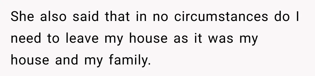 Wife Walks Out After Husband’s Best Friend Sits On His Lap At Dinner She also said that in no circumstances do I need to leave my house as it was my house and my family.
