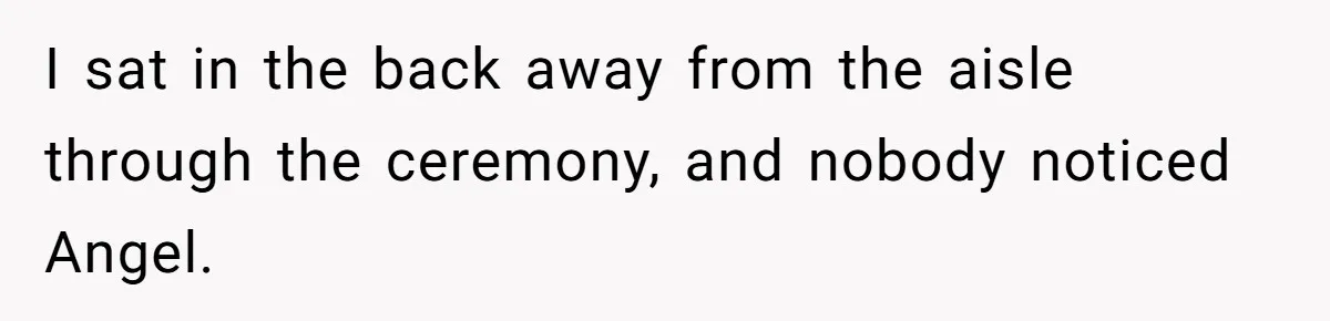 Woman Kicked Out of Wedding For Bringing Her Dobermann Service Dog, Should She Have Left Him Behind? I sat in the back away from the aisle through the ceremony, and nobody noticed Angel.