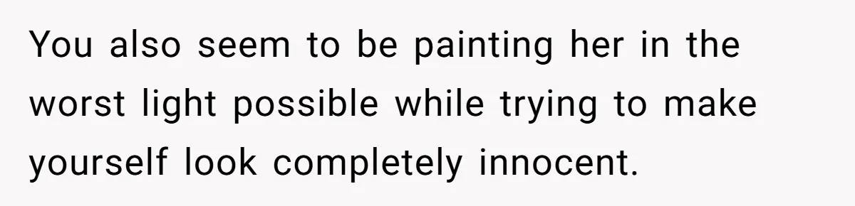Woman Kicked Out of Wedding For Bringing Her Dobermann Service Dog, Should She Have Left Him Behind? You also seem to be painting her in the worst light possible while trying to make yourself look completely innocent.
