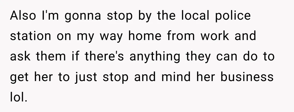 Neighbor Keeps Snapping Photos Of Woman’s Car, Gets Loud Surprise Every Time Also I'm gonna stop by the local police station on my way home from work and ask them if there's anything they can do to get her to just stop...