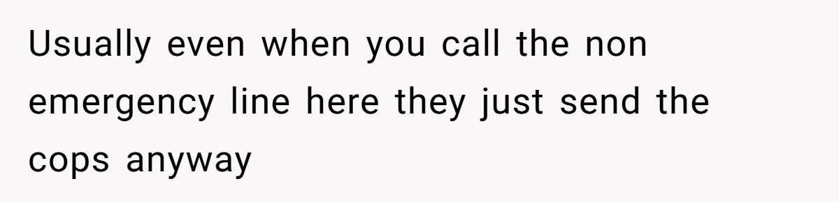 Neighbor Keeps Snapping Photos Of Woman’s Car, Gets Loud Surprise Every Time Usually even when you call the non emergency line here they just send the cops anyway