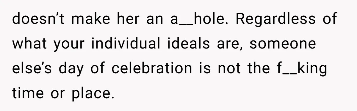 She Invited Her Trans Friend to Her Baby Shower - Then Did a Gender Reveal Cake and Drama Exploded doesn’t make her an a__hole. Regardless of what your individual ideals are, someone else’s day of celebration is not the f__king time or place.