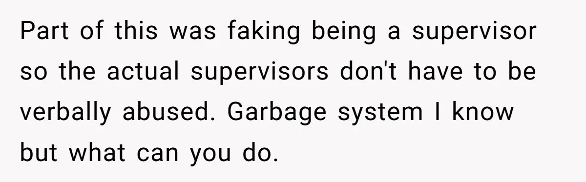 Customer Demands All His Rental Properties Lose Service Immediately - So the Rep Does Exactly That Part of this was faking being a supervisor so the actual supervisors don't have to be verbally abused. Garbage system I know but what can you do.