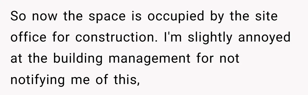 Office Worker Finally Snaps After Builders Turn His Entrance Into a Dumping Ground - One Bowl of Spaghetti Ends Their Nonsense So now the space is occupied by the site office for construction. I'm slightly annoyed at the building management for not notifying me of this,