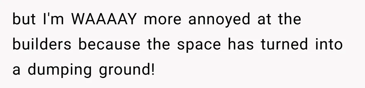 Office Worker Finally Snaps After Builders Turn His Entrance Into a Dumping Ground - One Bowl of Spaghetti Ends Their Nonsense but I'm WAAAAY more annoyed at the builders because the space has turned into a dumping ground!