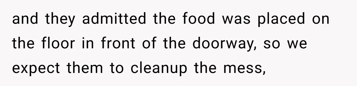 Office Worker Finally Snaps After Builders Turn His Entrance Into a Dumping Ground - One Bowl of Spaghetti Ends Their Nonsense and they admitted the food was placed on the floor in front of the doorway, so we expect them to cleanup the mess,