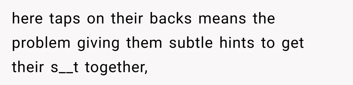 Office Worker Finally Snaps After Builders Turn His Entrance Into a Dumping Ground - One Bowl of Spaghetti Ends Their Nonsense here taps on their backs means the problem giving them subtle hints to get their s__t together,