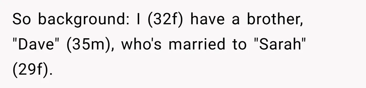 SIL Polices A Toddler’s Speech, So This Mom Shows Her What “Correct English” Really Looks Like So background: I (32f) have a brother, "Dave" (35m), who's married to "Sarah" (29f).