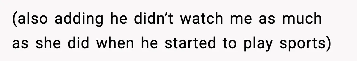 Mom Refuses To Let Sister See Her Son After Years Of Resentment Over Childhood Responsibilities (also adding he didn’t watch me as much as she did when he started to play sports)