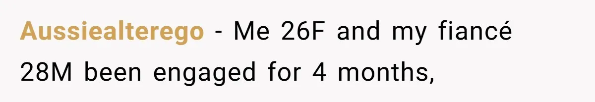 Bride-To-Be Furiously Demands A New Wedding Dress After Fiancé Lets Mom And Sister Try It On Aussiealterego − Me 26F and my fiancé 28M been engaged for 4 months,