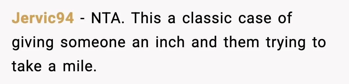Father Wins Lottery, Son Immediately Negotiates Like A Shark, And It Backfires Jervic94 − NTA. This a classic case of giving someone an inch and them trying to take a mile.